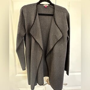 NWOT: Vince Camuto Herringbone Long Cardigan